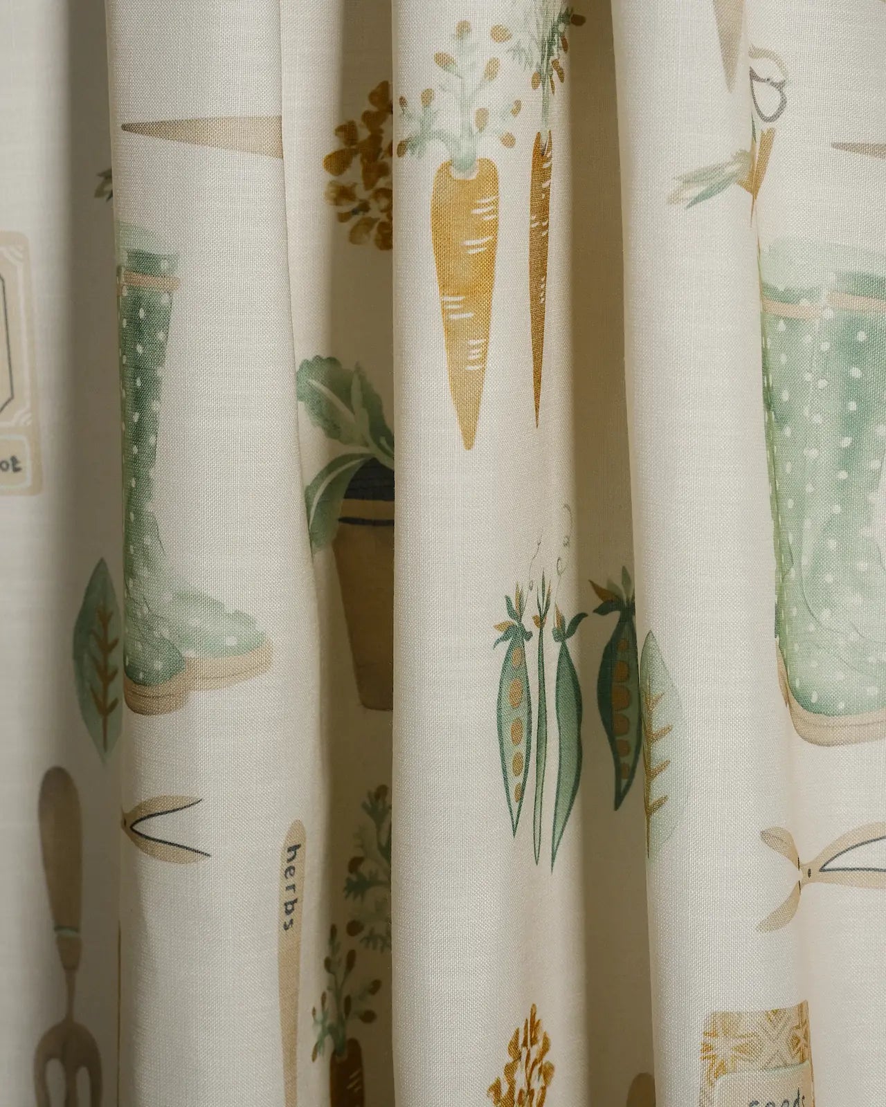 Garden Pantry Custom Printed Curtains