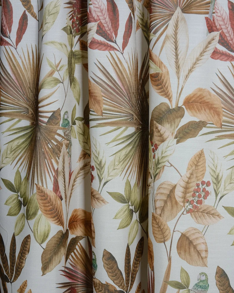 Palm Sonata Custom Printed Curtains