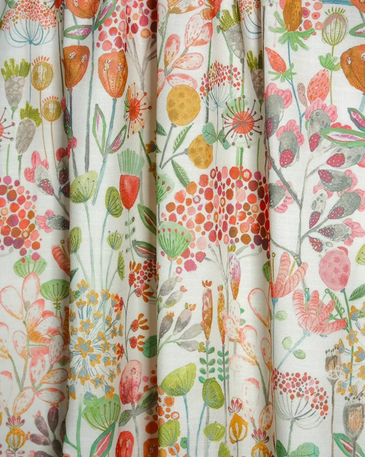 Wild Bloom Custom Printed Curtains