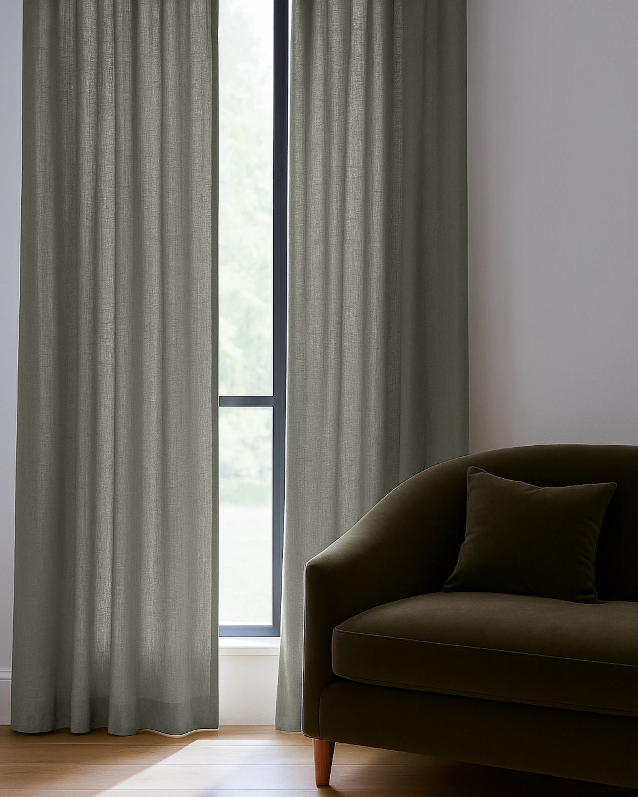 Drape Linen Agave