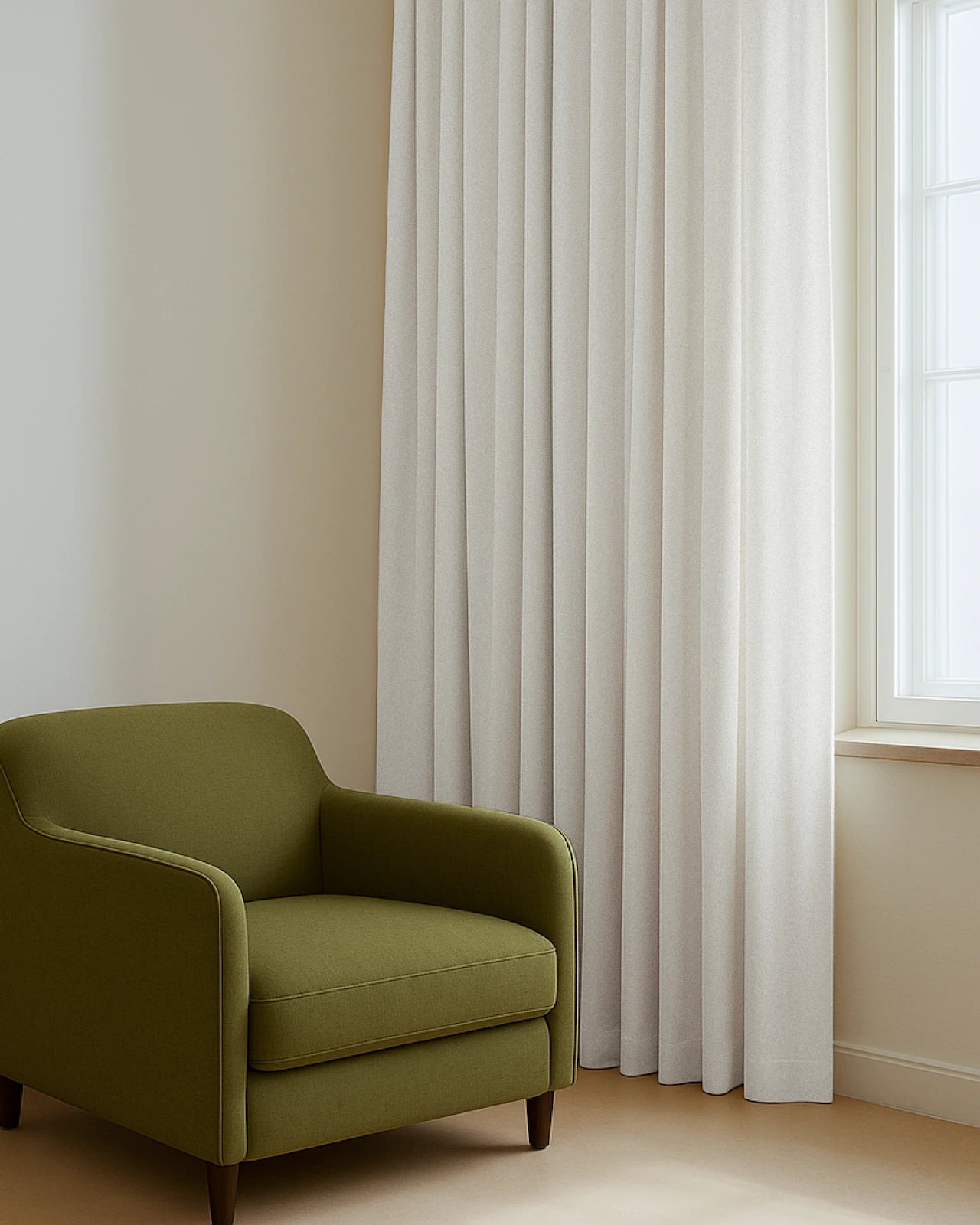 Heavy Linen White