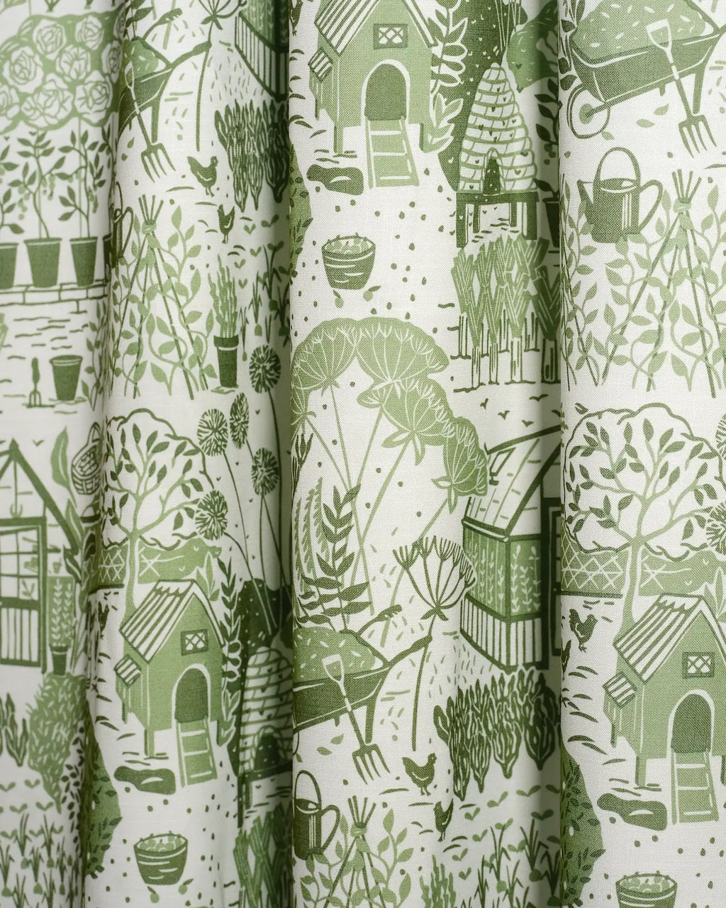 Garden Chronicle Custom Printed Curtains
