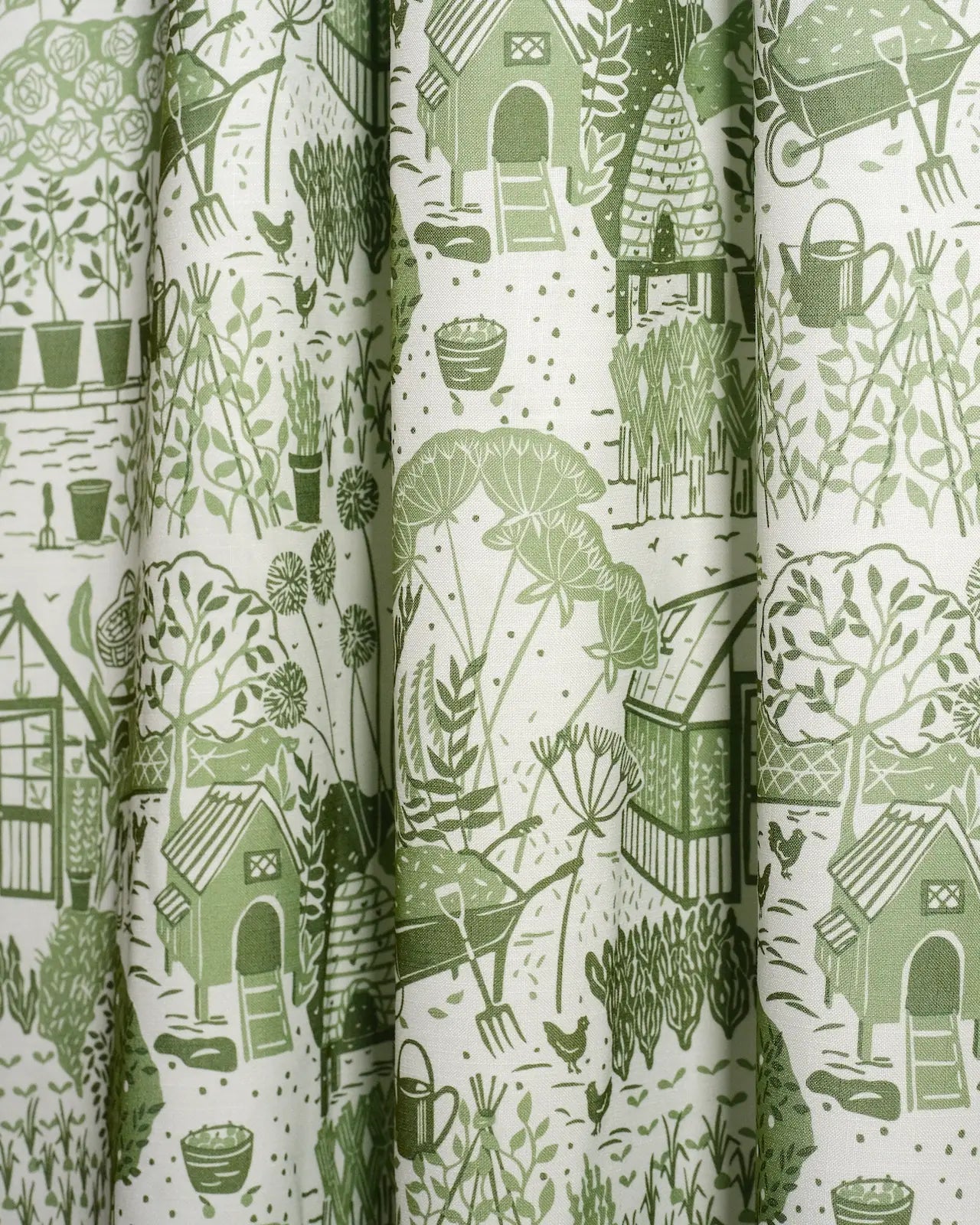 Garden Chronicle Custom Printed Curtains